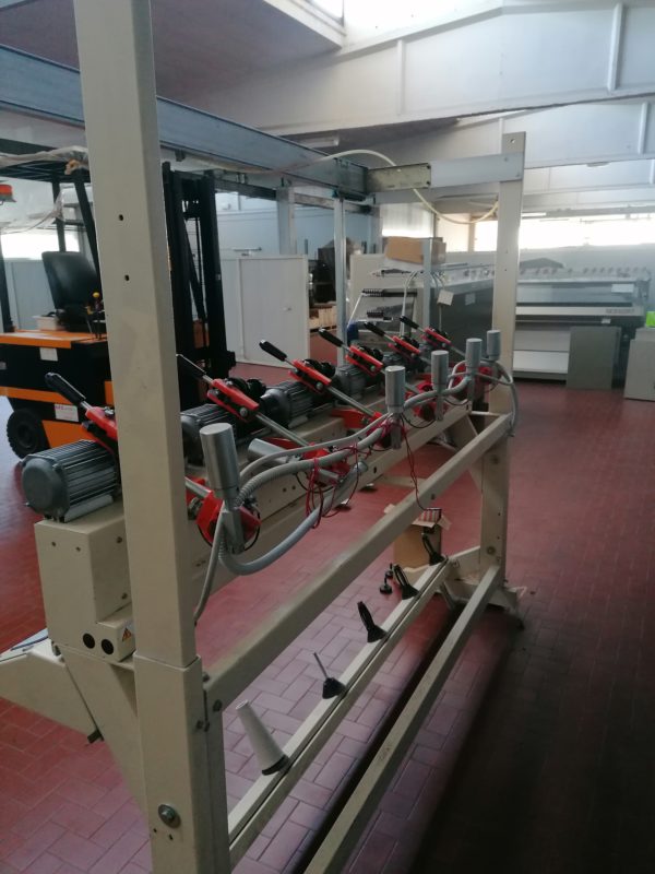 Roccatrice ripassatrice Simet 6 teste con dispositivo annodatore