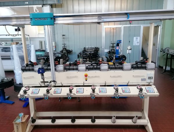 Roccatrice ripassatrice Simet 6 teste con dispositivo annodatore